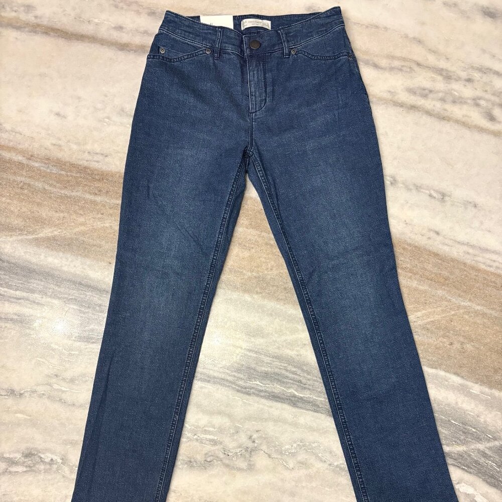 NWT J. Jill Tried & True Fit Slim Leg Lightweight Stretch Denim Blue Jeans 2P